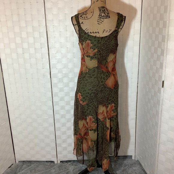 Sangria tropical print dress size 12 - Picture 6 of 7